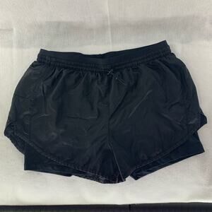 Nike Womens Black Training Shorts with Tights Interior Size Medium